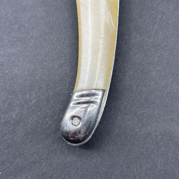 Jean Dubost Laguiole Diox Bee Carving‎ Fork Straight Tines Faux Mother of Pearl - Picture 14 of 16
